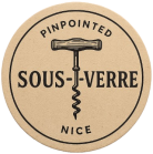 Pinpointed Sous-Verre Logo